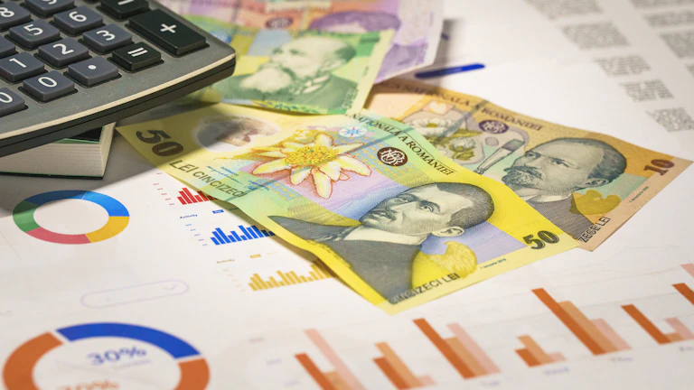 상속 재산 분석을 위한 금융 차트와 가상자산 이미지