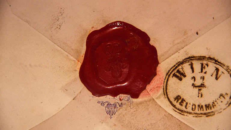 법적 효력을 갖는 서류와 도장이 찍힌 계약서