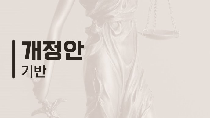 개정안 기반