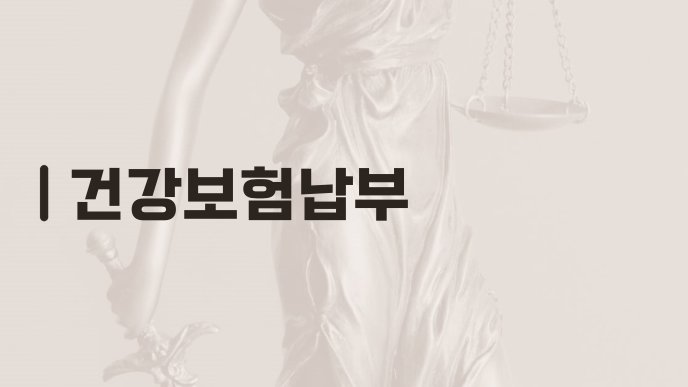 건강보험납부