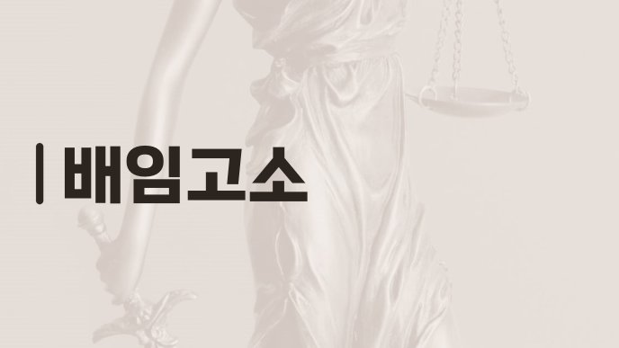 배임고소