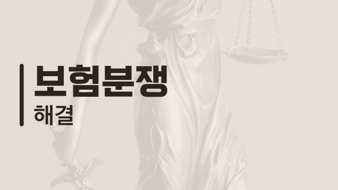 보험분쟁 해결