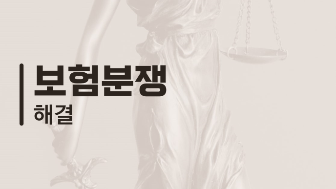 보험분쟁 해결