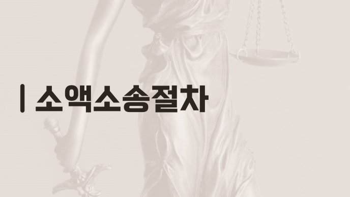 소액소송절차