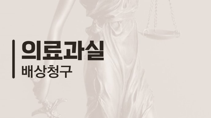 의료과실 배상청구