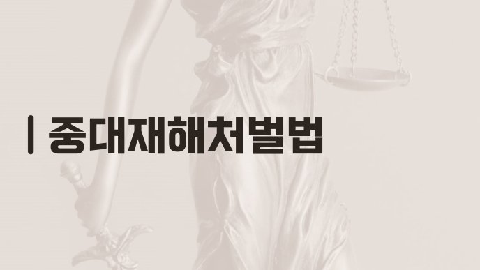 중대재해처벌법