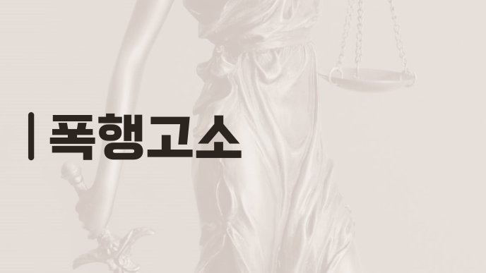 폭행고소