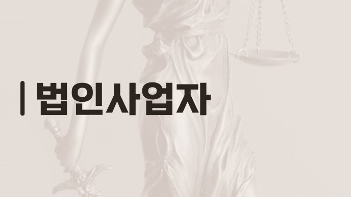 법인사업자