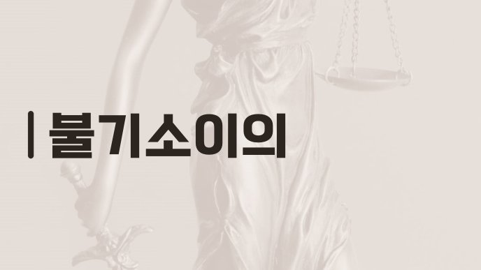 불기소이의