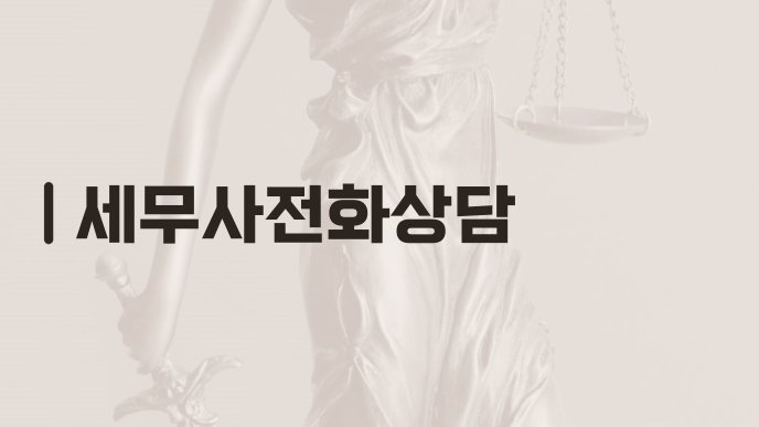 세무사전화상담