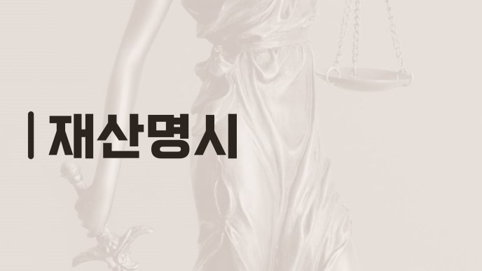 재산명시