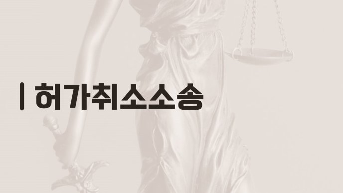허가취소소송